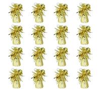 Boland - Poids pour Ballons avec Feuille Métallique, 16 Pièces, 160-180 g, pour Ballons de Baudruche et à l'Hélium, Or, Doré