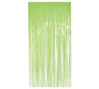 Boland - Rideau d'aluminium néon, 200 x 100 cm, décoration de fête pour le Nouvel An, mariage ou anniversaire, décoration, rideau de guirlandes