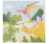 Boland serviettes dino junior 33 cm papier 12 pièces Groen G