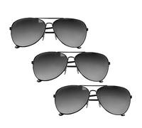 Boland - Set de Lunettes, 3 Pièces | Lunettes à verres foncés pour costume, soirée à thème et Carnaval