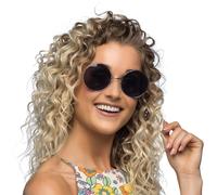 paire de lunettes festives hippie gris adulte - boland 44561 Gris G