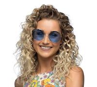 Boland - XL Lunettes de fête Hippie, Lunettes pour adultes, Lunettes de plaisir, Festival, Carnaval, Mardi gras, Fête à thème
