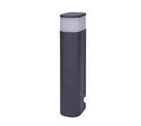 Bold 19509 Volo Lampe de Jardin Intelligente avec Prises et Cache (Colonne de Prises Outdoor) Anthracite (2X Schuko | Smart-Home (iOS & Android) WLAN | 9,5 x 13,5 x 45 cm | G9 Max. 28 Watt - 470lm)