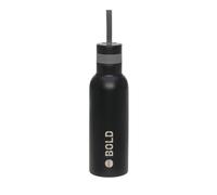 BOLD Lässig Bouteille pour enfants 750 ml en acier inoxydable sans BPA/School Bottle Stainless Steel Bold black