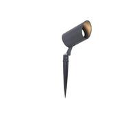 BOLD Projecteur de jardin LED pour système 24 V (avec câble en PVC de 15 cm, IP65, 3000 K, intensité variable avec contrôleur Bold) - Anthracite