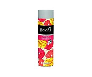 BOLDAIR - Aérosols parfumants Mangue Pamplemousse - Destructeur d'odeurs - Parfume agréablement - Forte rémanence - Pulvérisation sèche - 750 ml - Fabrication française