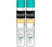BOLDAIR - Désodorisant Aromathérapie activ' coton - Spécial forme & bien être - Anti allergies - Pulvérisation sèche - sans retombées humides - 500ML - Fabrication française (Lot de 2)