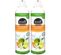 BOLDAIR - Destructeur d'odeur et parfumants d'intérieur - Format compressé - parfum fleur d'oranger et bergamote - sans retombées - Flacon 100% recy ologique - 250ML - Fabrication française