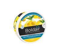 BOLDAIR - Gel destructeur d'odeur Citron - Neutralise les odeurs - parfume - durée 8 semaines - 300g - Fabrication française