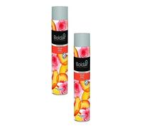 Boldair Lot de 2 Aérosols 750 ml Désodoriasant parfumant pêche rose