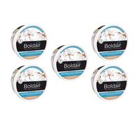 BOLDAIR Lot de 5 Pots 300g Gel destructeur d'odeurs Fleur de Coton