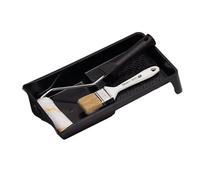 Boldrini Ensemble de peinture à l'eau avec mini rouleau complet avec poignée de 10 cm, bac et brosse à vernis à ongles