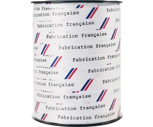 Bolduc bob fab Française 250mx10mm - Blanc