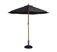 Bolero CB514 Parasol rond Noir Diamètre 2,5 m