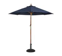 Parasol de terrasse professionnel bleu marine à poulie de 3 m - Bolero