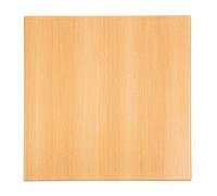 Bolero GG634 Table carrée en bois de hêtre 600 mm
