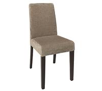Chaises en tissu beige Bolero - x 2 Beige G