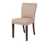 Bolero GR367 Lot de 2 chaises de salleà manger contemporaines Beige