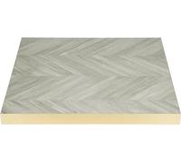 Bolero, plateau de table pré-percé à motif chevron, 700 mm