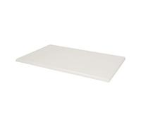 Bolero Plateau de table rectangulaire pré-percé Blanc 1200 x 800 mm