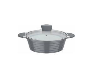 BOLERO Sauteuse Cocotte Fonte Aluminium revêtue Céramique Vitaflon GSW D24 cm