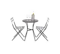 Bolero Table bistro ronde - Noir