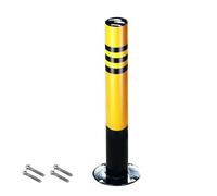 Bollard de Sécurité en Acier 60 cm, Colonne Anti-Collision Réfléchissantes, Barrière de Stationnement, pour Parkings, Allées, Garages, Allées