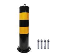 Bollard en Métal Cloué avec Base Amovible Poteaux De Sécurité Pièces for Allées, Barrières Et Ensemble De Barrière À Chaîne en Plastique De 500 * 114mm(500 * 114mm)