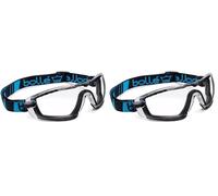 Bollé COBFSPSI Lunettes Cobra en polycarbonate avec verres anti-rayures et antibrouillard, transparent