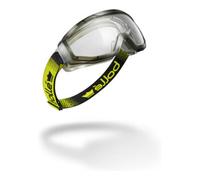 Lunettes-masque transparent / aéré Globe - bandeau noir et jaune BOLLÉ