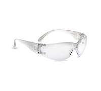 Bollé Safety PSSBL30-014, BL30 Lunettes de sécurité anti-rayures, revêtement anti-buée, cadre translucide, verres transparents, taille unique