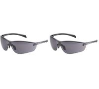 Bollé Lunettes tactiques Silium+ – Verres fumés (Teinte 3) – Anti-buée – Smoke Platinum