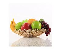 Bols à fruits, plateaux à fruits, centres de table, plateaux décoratifs, bols à fruits, assiettes à Dessert en métal, plateaux de service de fête, plateaux à collation 12.6 pouces