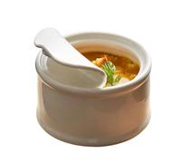 Bols à goûter en porcelaine blanche, en forme de canette, récipient en | Bols de service, forme compacte, service adapté aux portions, vinaigrettes, épices, noix, apéritifs, table, cuisine