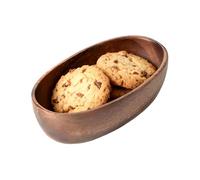 Bols En Bois Pour Les Aliments Plateau à Noix en Forme de Bateau