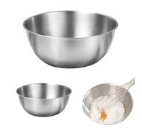 Bols mélangeurs en acier inoxydable - Bol de cuisson de qualité alimentaire - Bol de service robuste - Récipient passe au lave-vaisselle - Machine à salade pour laver - Outil de cuisine idéal pour la