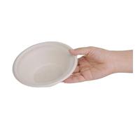 Bols Ronds Compostables en Bagasse Coloris Naturel - Lot de 50 - Fiesta Green