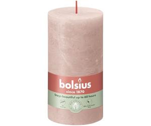 Bolsius Bougie bloc rustique 130/68 Rose