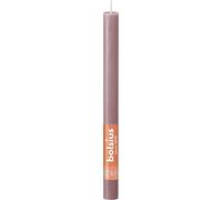 Bolsius Bougie en forme de tige de collection rustique 13H, 27 cm de haut x 2,3 cm de diamètre, rose cendré