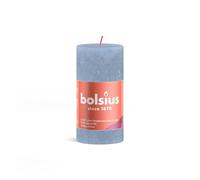 Bolsius Bougie Rustique100/50mm Bleu Ciel