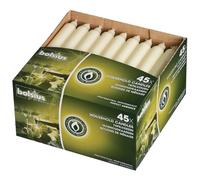 Bougies bistro Bolsius 177 mm ivoire - Boite de 45