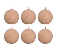 Bolsius Bougies Boule Shine Rose Brumeux