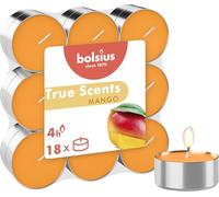 Bolsius Bougies chauffe-plat parfumées 18 pièces Mangue