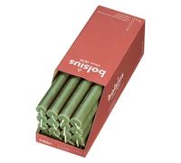 Bolsius Bougies de table Shine 16 pcs - Vert olive
