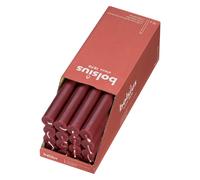 Bolsius Bougies de Table Shine - Rouge Velours