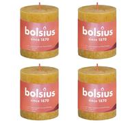 Bolsius Bougies Pilier Rustiques - Jaune Nid d'Abeilles