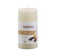 Bolsius Candela a Colonna Profumata - Parfumée Vaniglia - Colore Crema