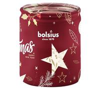 Bolsius - Canneberge - Bougie Parfumée - 6 pièces - Durée de Combustion de 23 Heures - 82 x 68 mm - Extraits Naturels - Contient de la Cire Végétalienne - Sans Huile de Palme