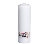 Bolsius Lot de bougies pilier Bougies pilier Pillar Candle 250 x 80 blanc