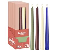 Bolsius - Lot de bougies pointues lisses - Playfull Classics - Bougies décoratives pour la maison - Avec cire végétale naturelle - Sans huile de palme